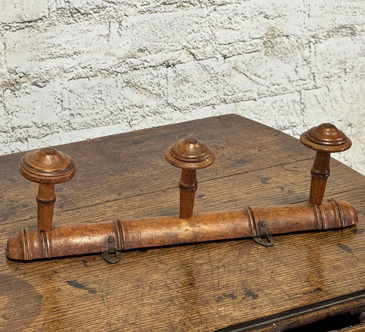 Faux Bamboo Coat Hook, 3 Hooks