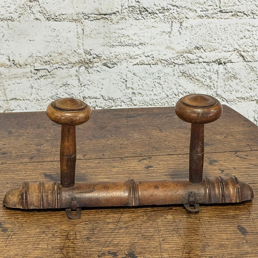 Faux Bamboo Coat Hook, 2 Hooks