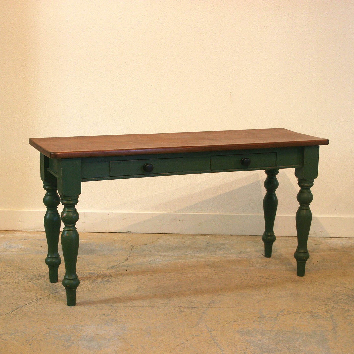 English Painted Server with 2 Drawers
