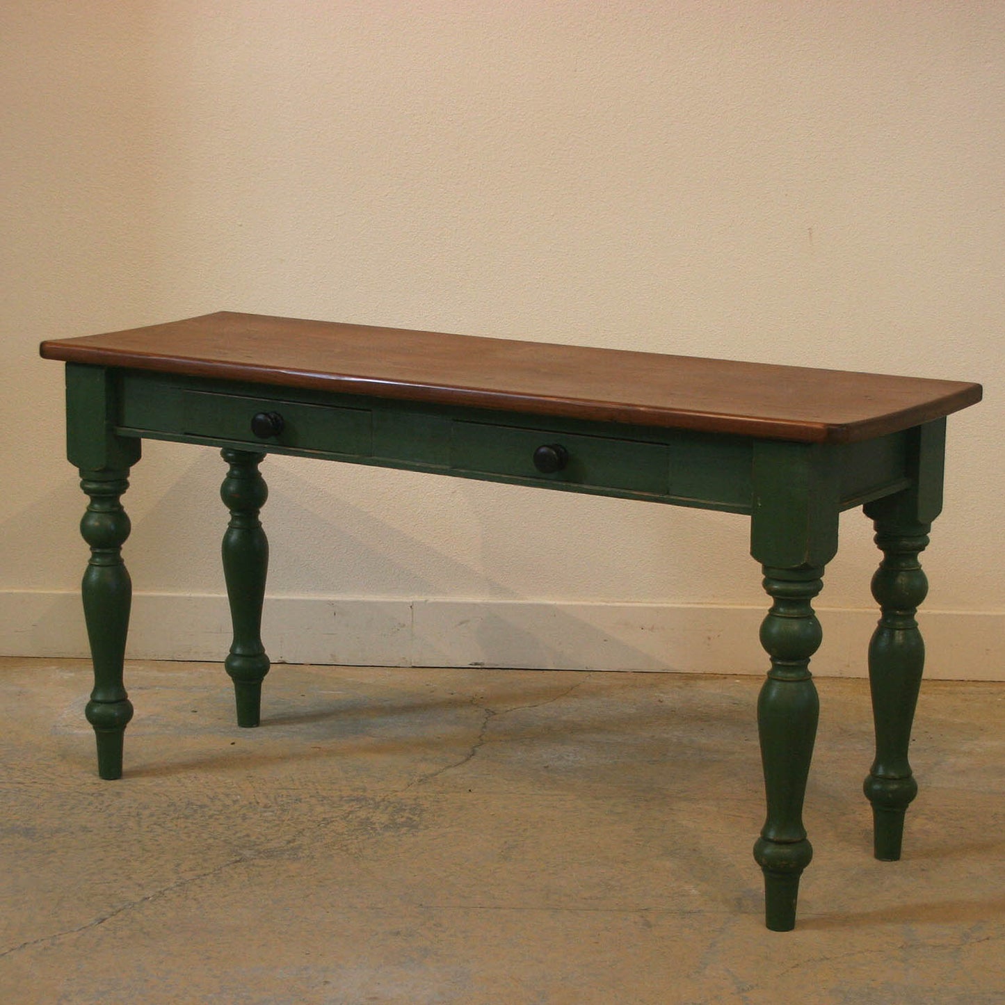 English Painted Server with 2 Drawers