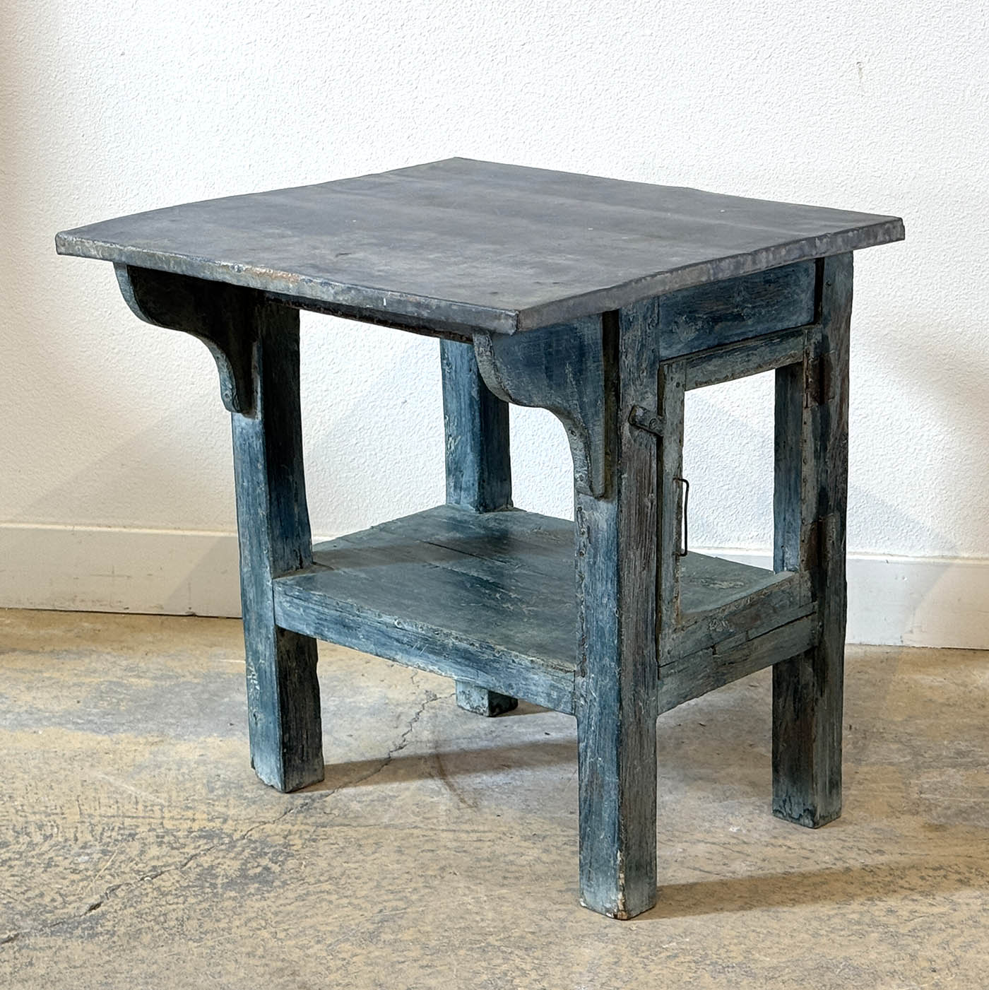 French Zinc Top Florist Table