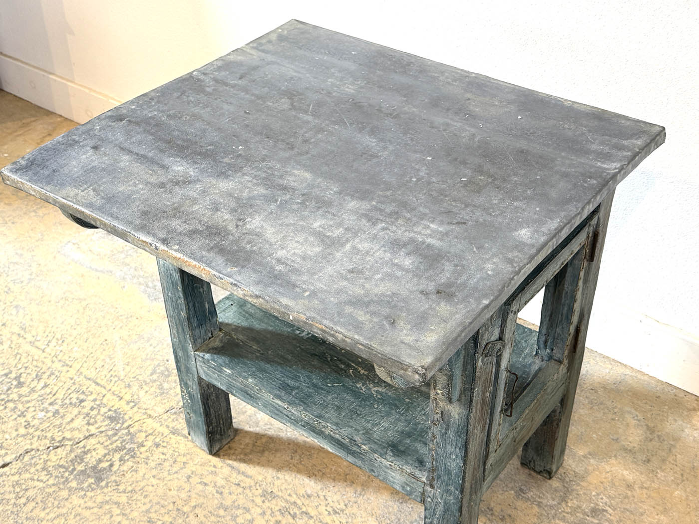 French Zinc Top Florist Table