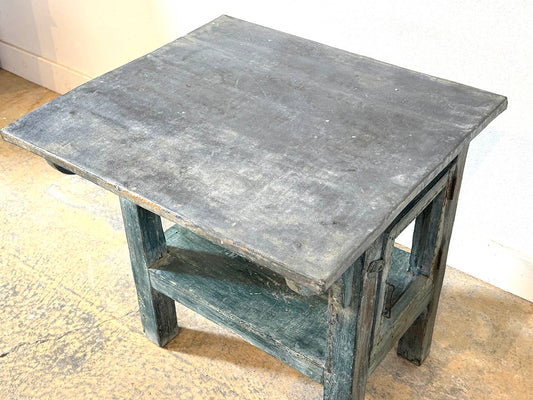 French Zinc Top Florist Table c.1900
