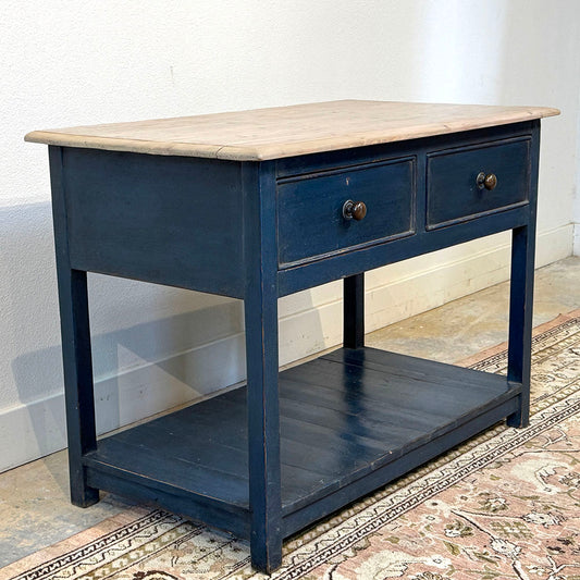Small Two Drawer Blue  Server