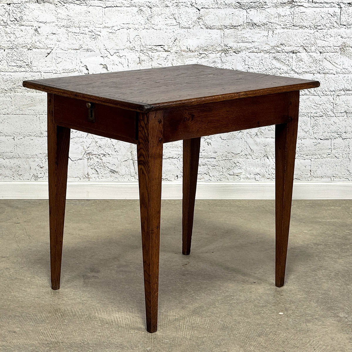 French Oak End Table
