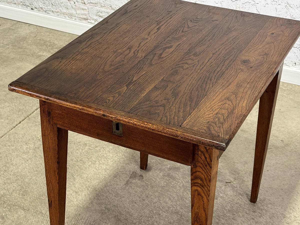 French Oak End Table