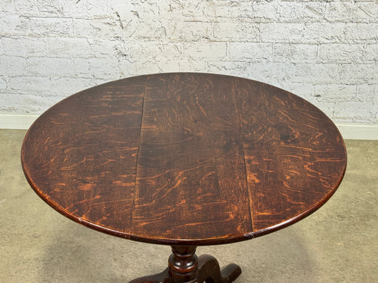 Antique Oak Pedestal Table
