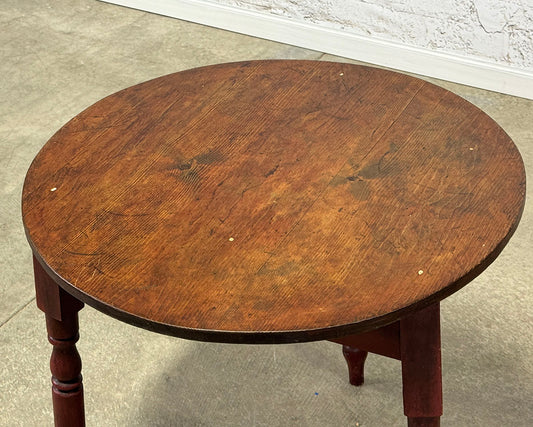 Antique Cricket Table with Original Paint c.1870