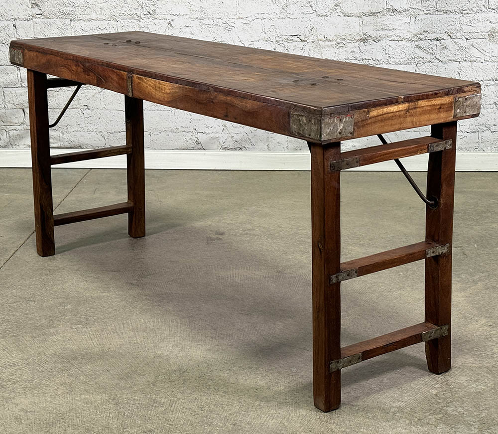 Unique European Pine Folding Table c.1900