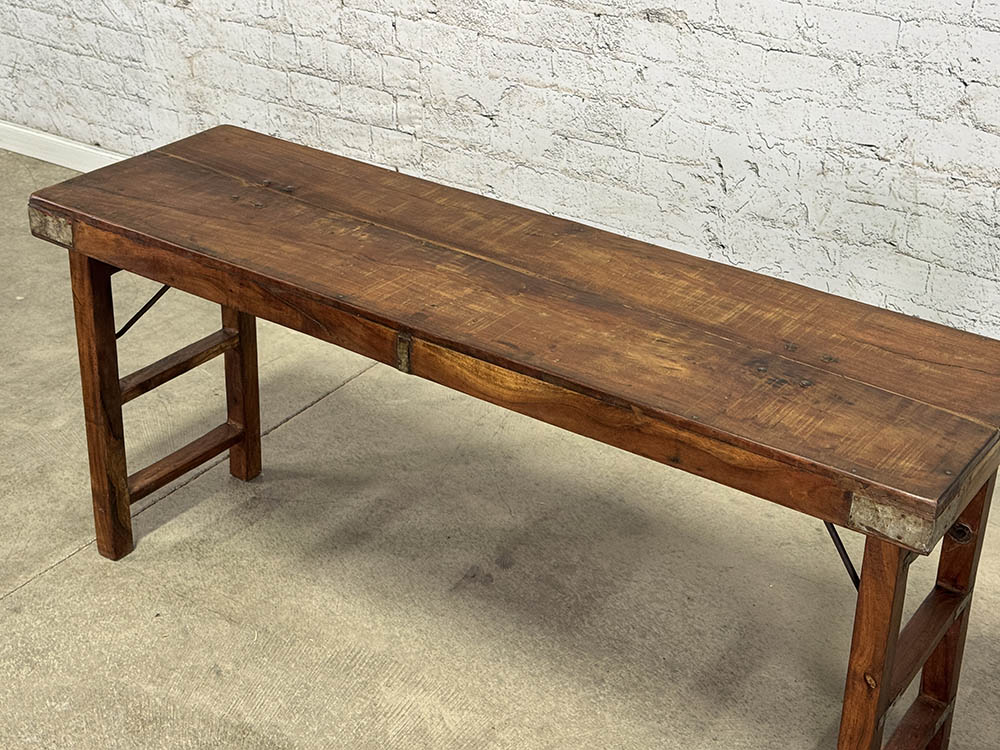 Unique European Pine Folding Table c.1900