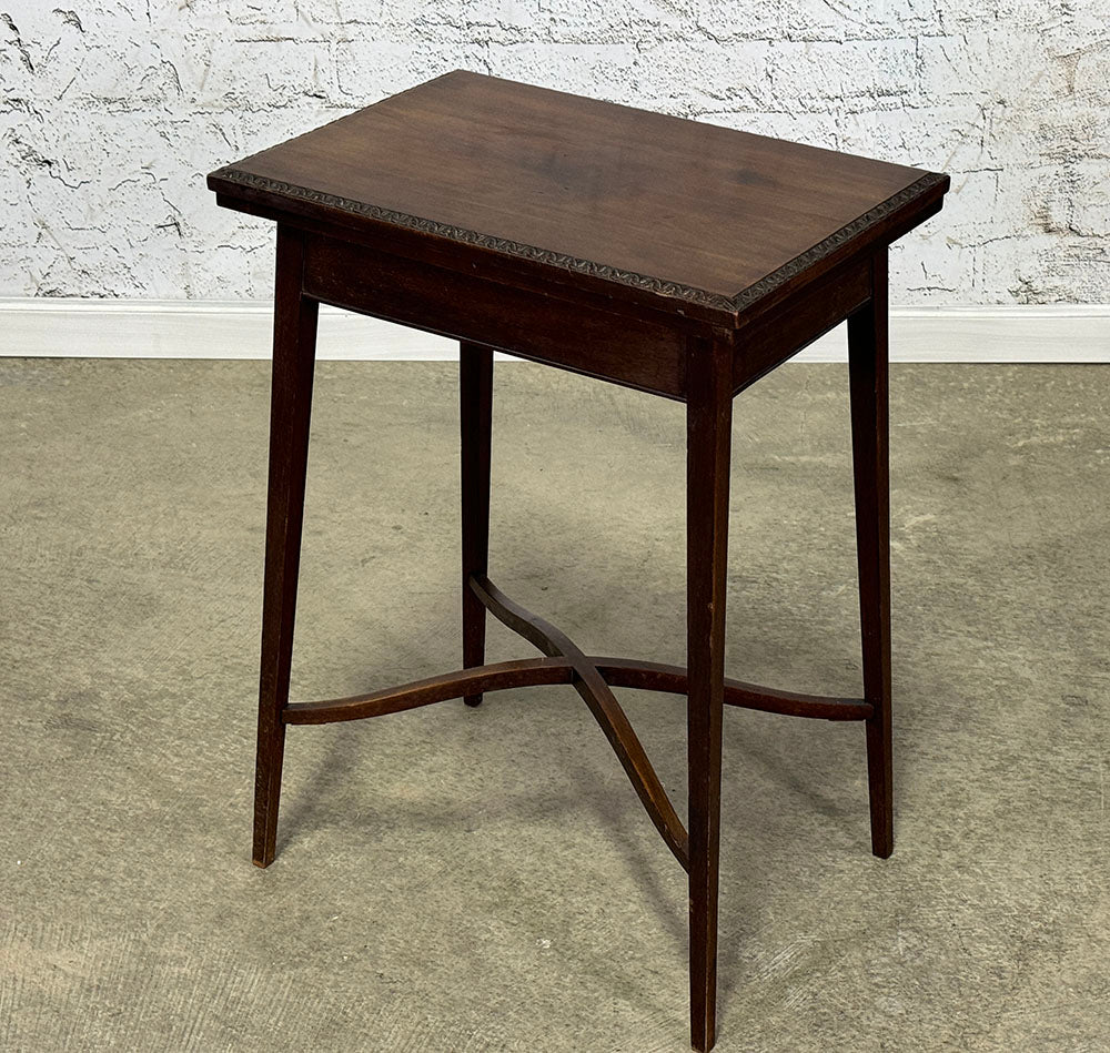 Antique Mahogany Game Table c.1890