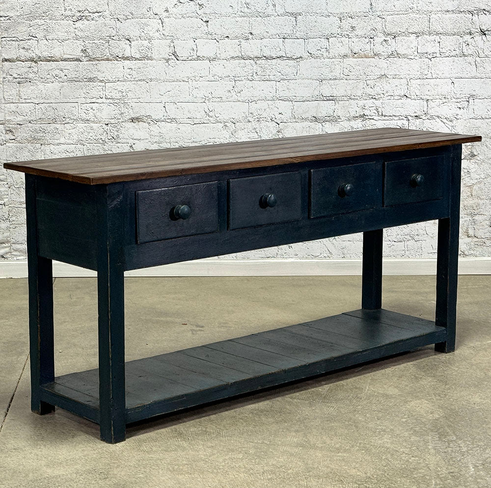 Handcrafted in England Four Drawer Potboard Server