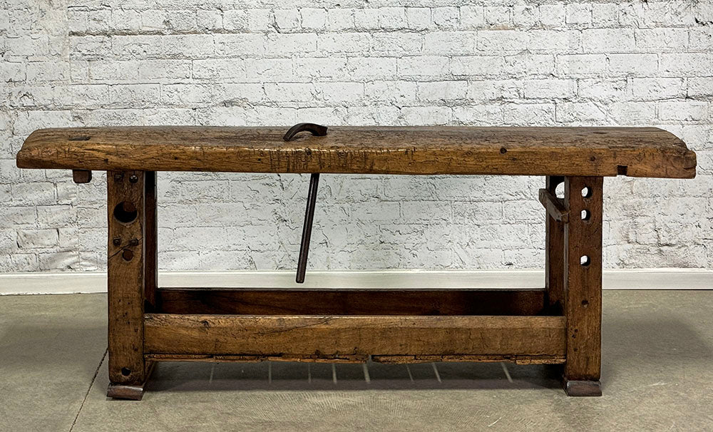 Antique French Rustic Workbench c.1860