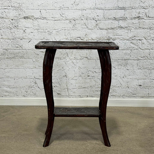 Liberty London Carved Japanese Side Table c.1900