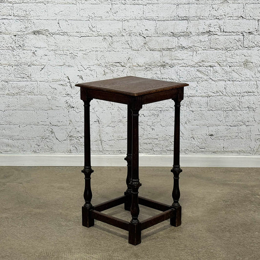 Antique Turned Leg Side Table