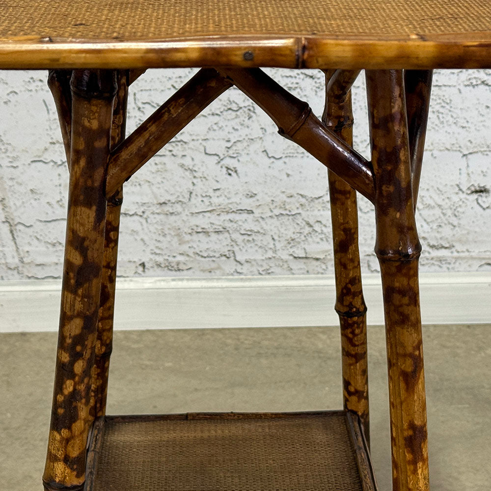 English Bamboo Side Table