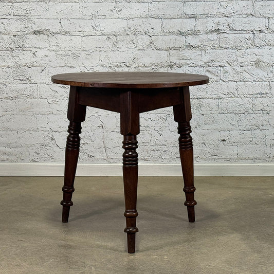 Antique Fruitwood Cricket Table