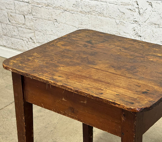 Rustic Pine Side Table