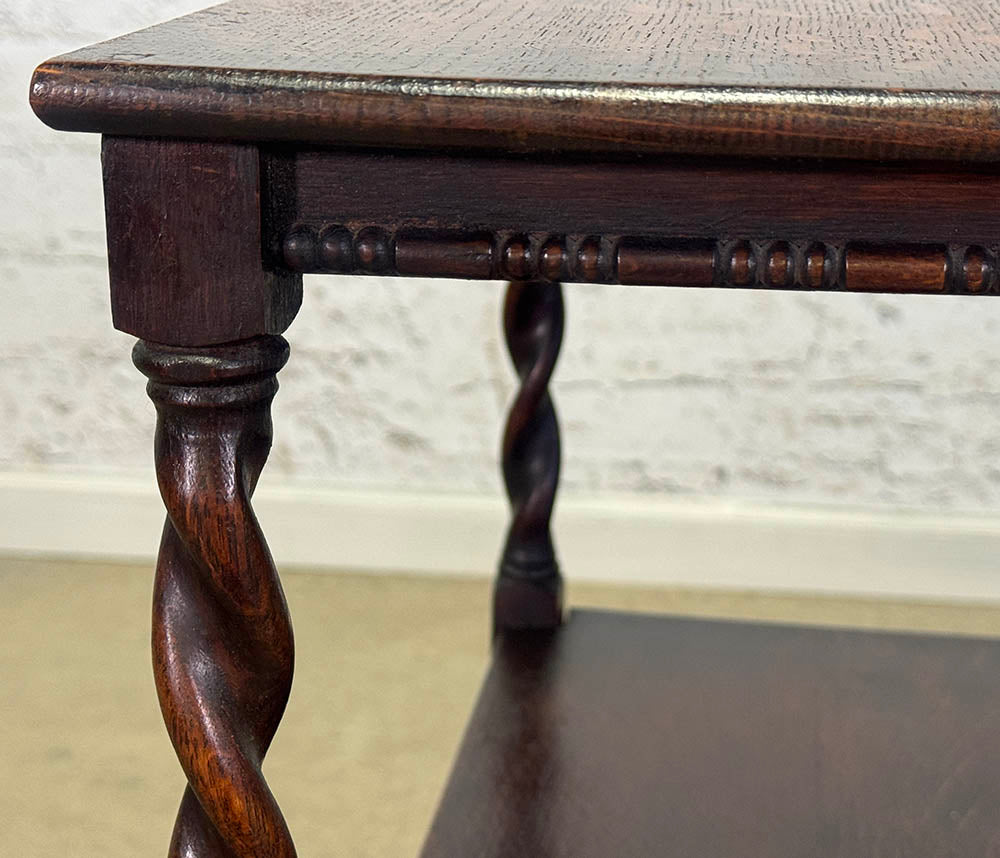 Oak Barley Twist Occasional Table