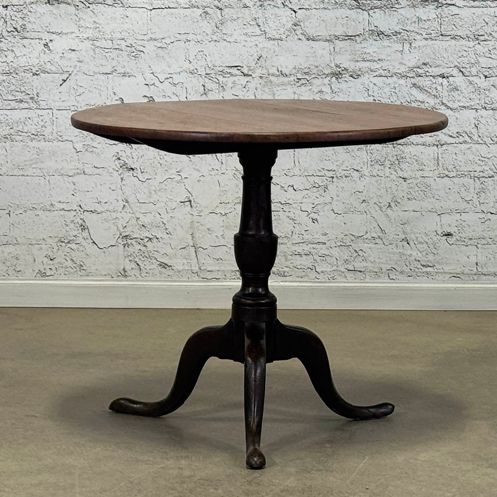 English Bleached Oak Tilt-Top Table