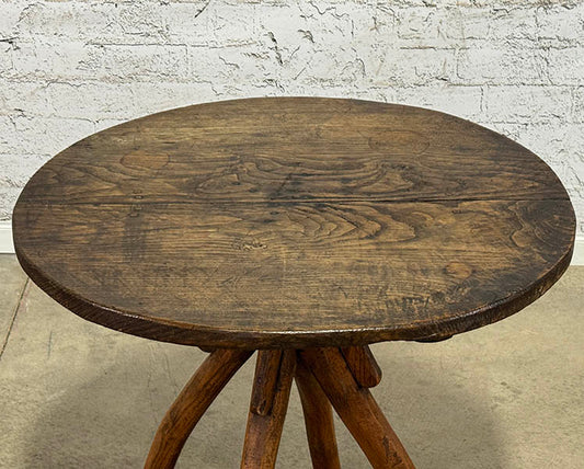 Unique Spanish Walnut Top Folk Art Table c.1800