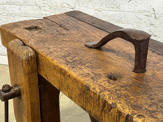 Antiue French Carpenter's Workbench c.1870