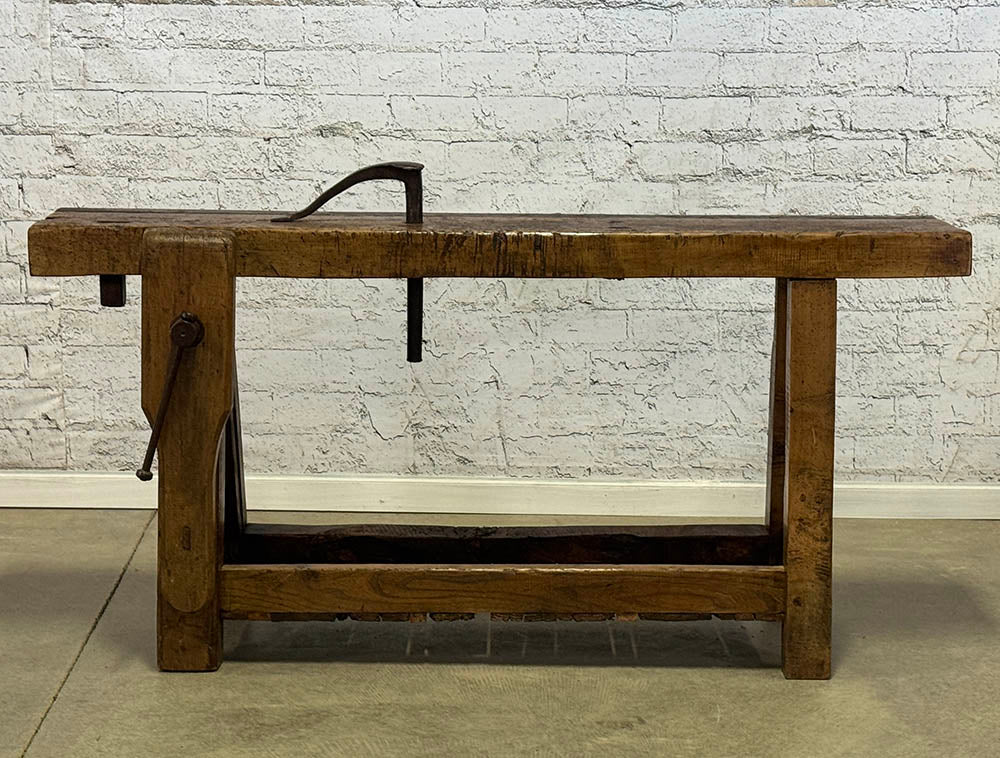 Antiue French Carpenter's Workbench c.1870