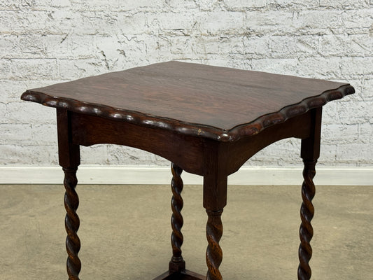 Antique Barley Twist Side Table