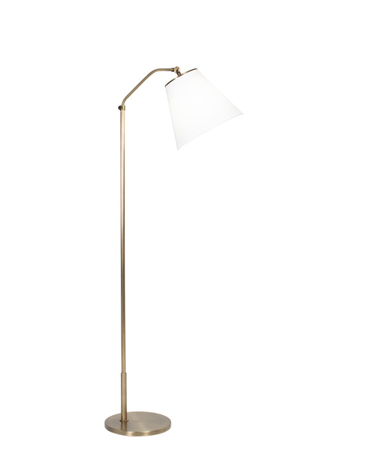 Brass Finish Adjustable Floor Lamp