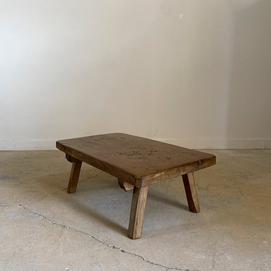European Work Table Cut To Coffee