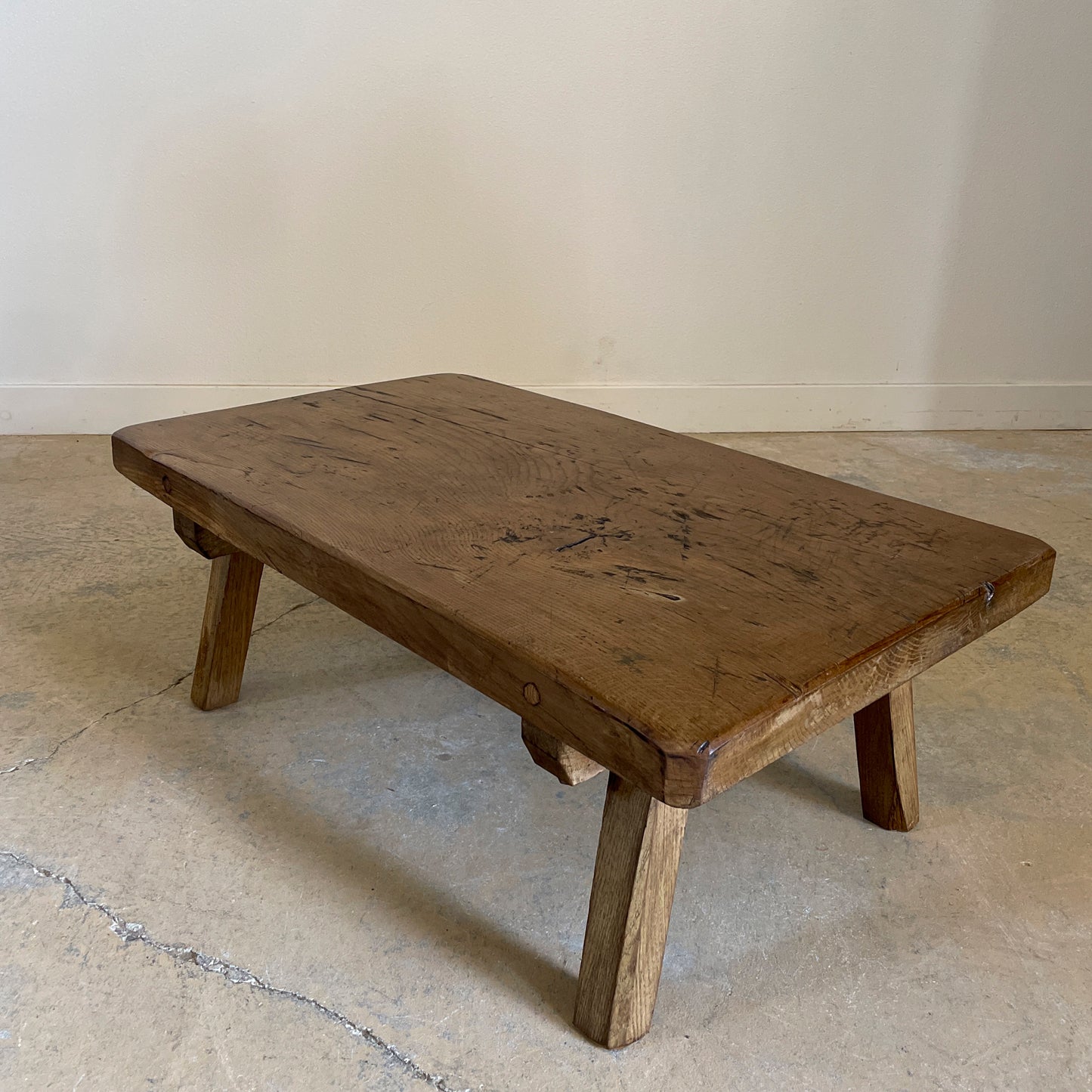 European Work Table Cut To Coffee