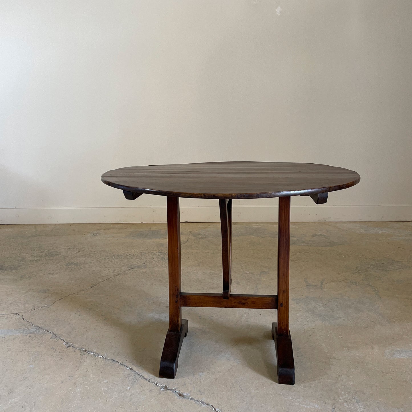 Antique French Walnut Vendage table