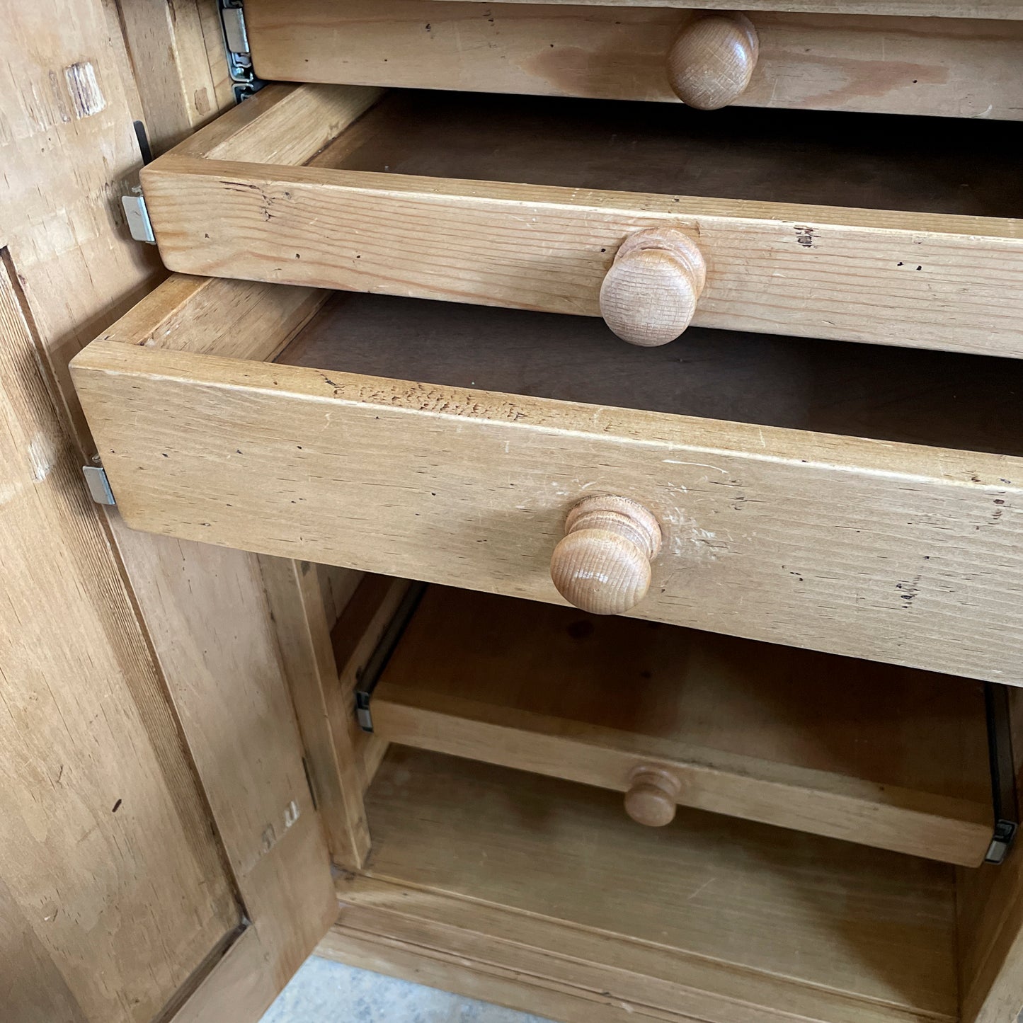 "L" Shape Pine Desk