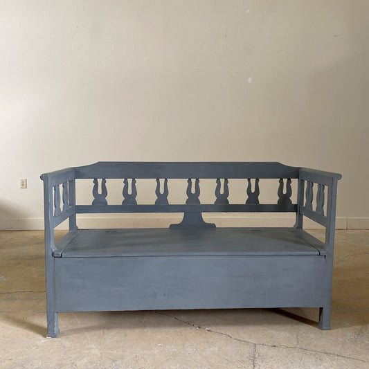 European Painted Bench