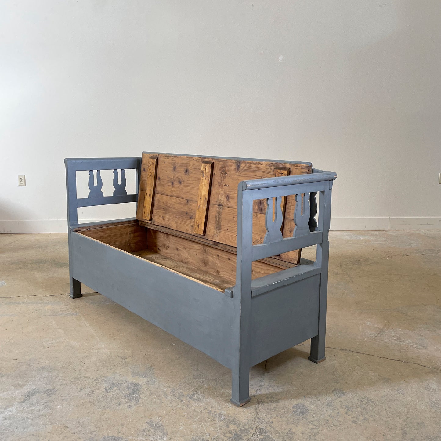 European Painted Bench