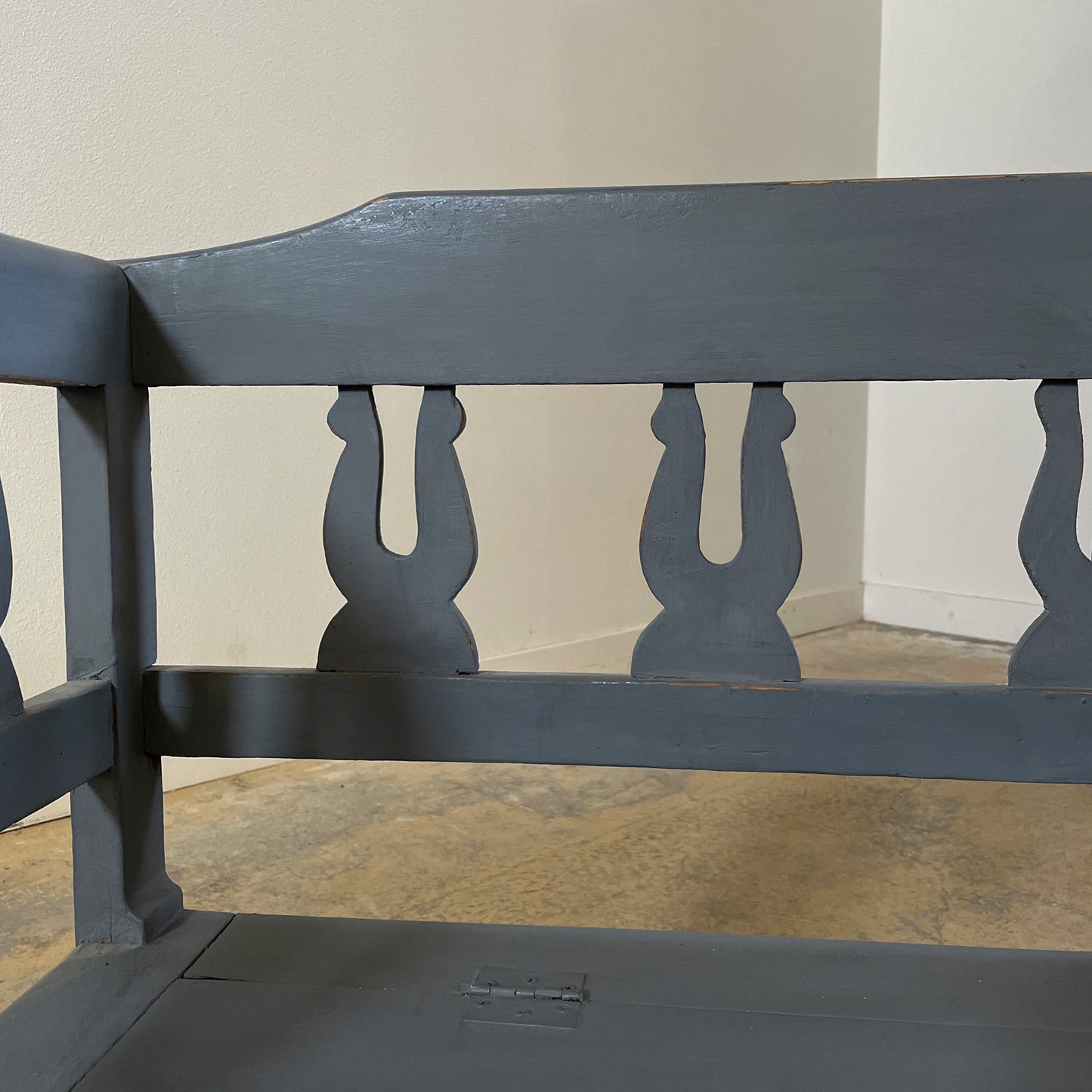 European Painted Bench