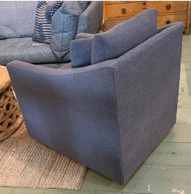Rebecca Upholstered Swivel Chair