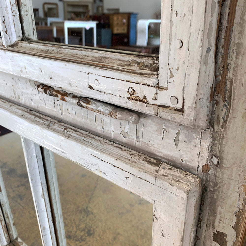 Antique Wood Frame Mirror