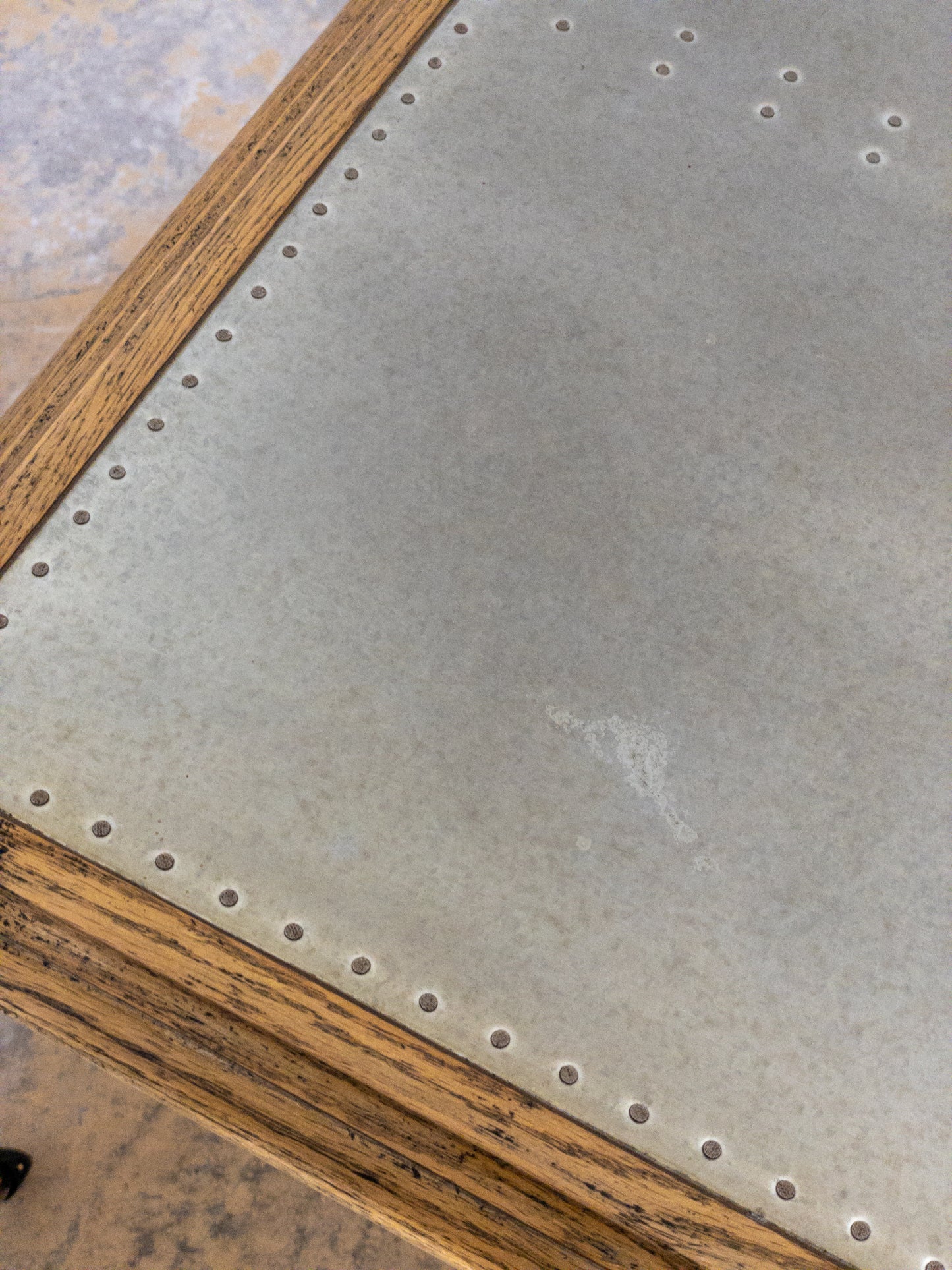 Zinc Top Bistro Table