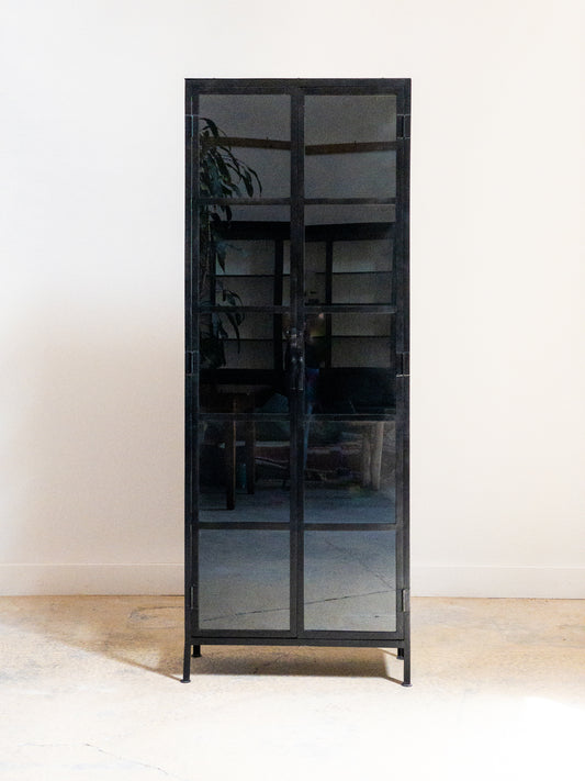 Metal & Glass Cupboard