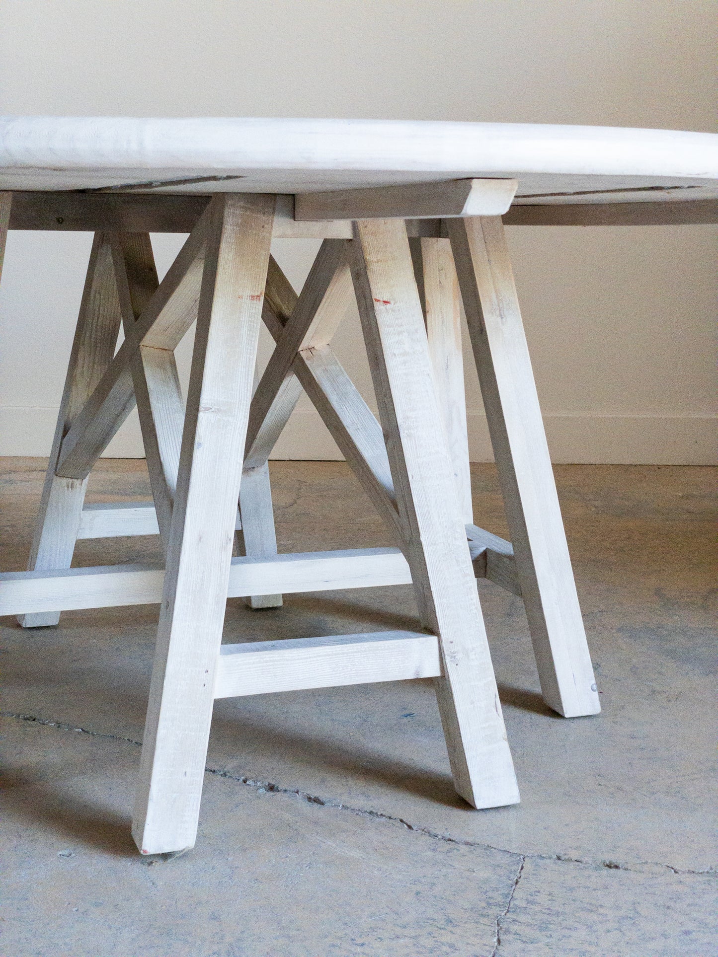 71" Double Trestle Table