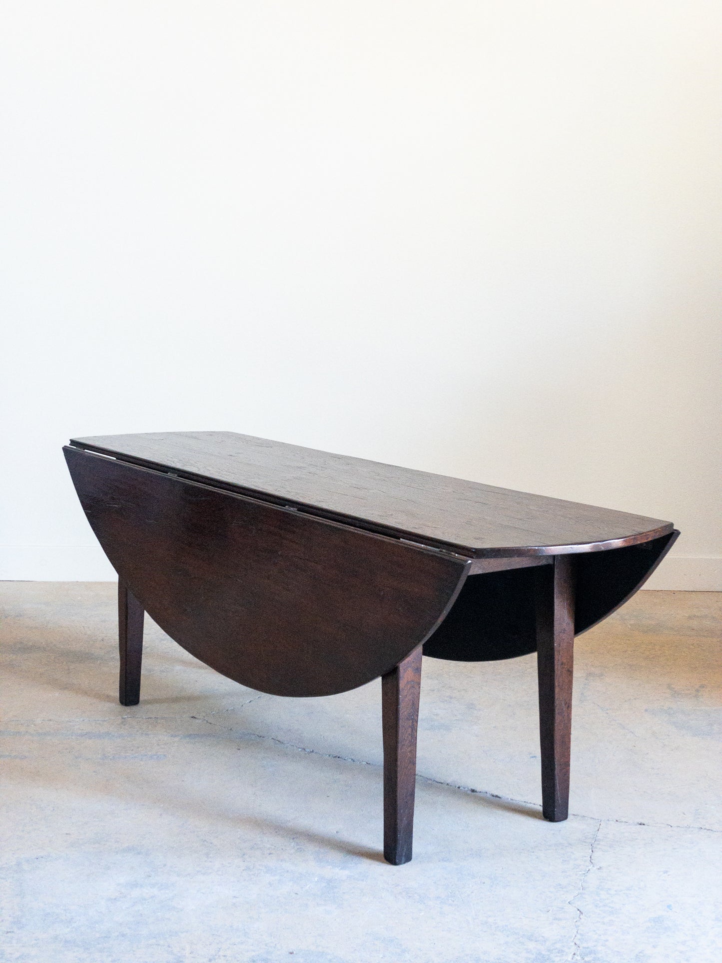 Handcrafted Oak Dropleaf Table
