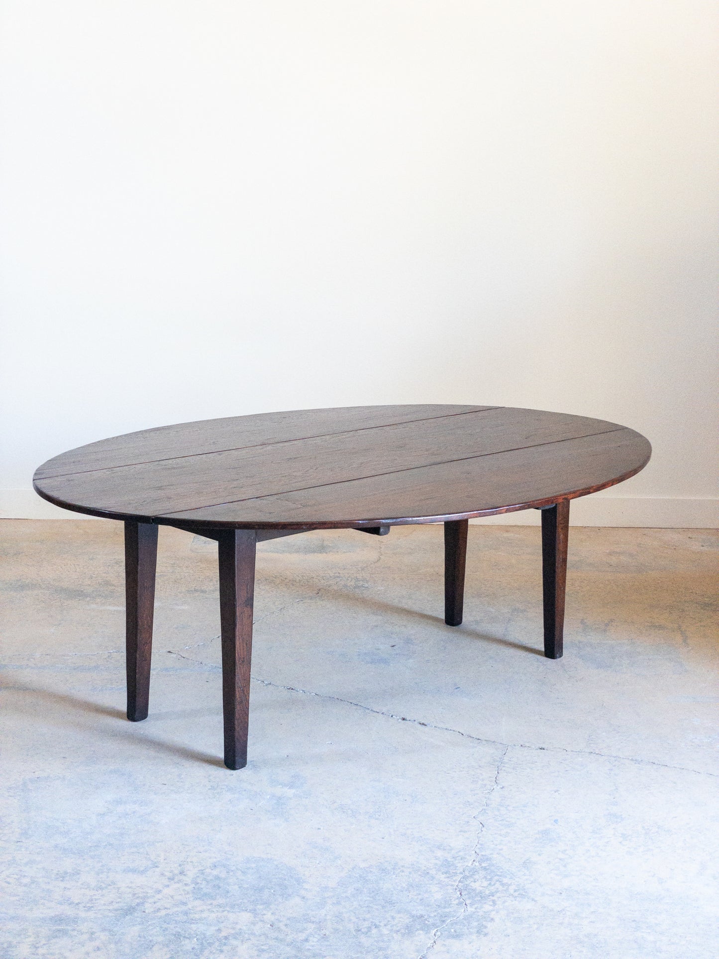 Handcrafted Oak Dropleaf Table