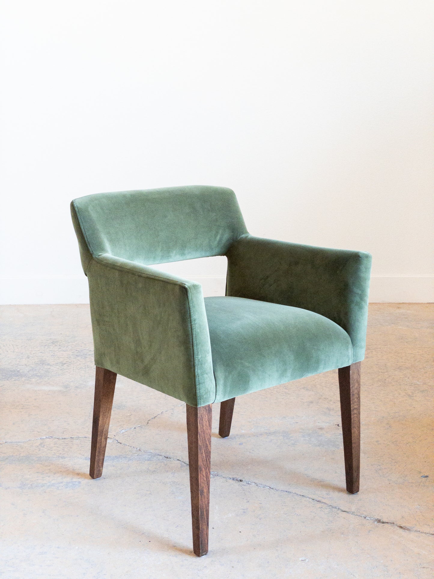 Green Velvet Dining Chair