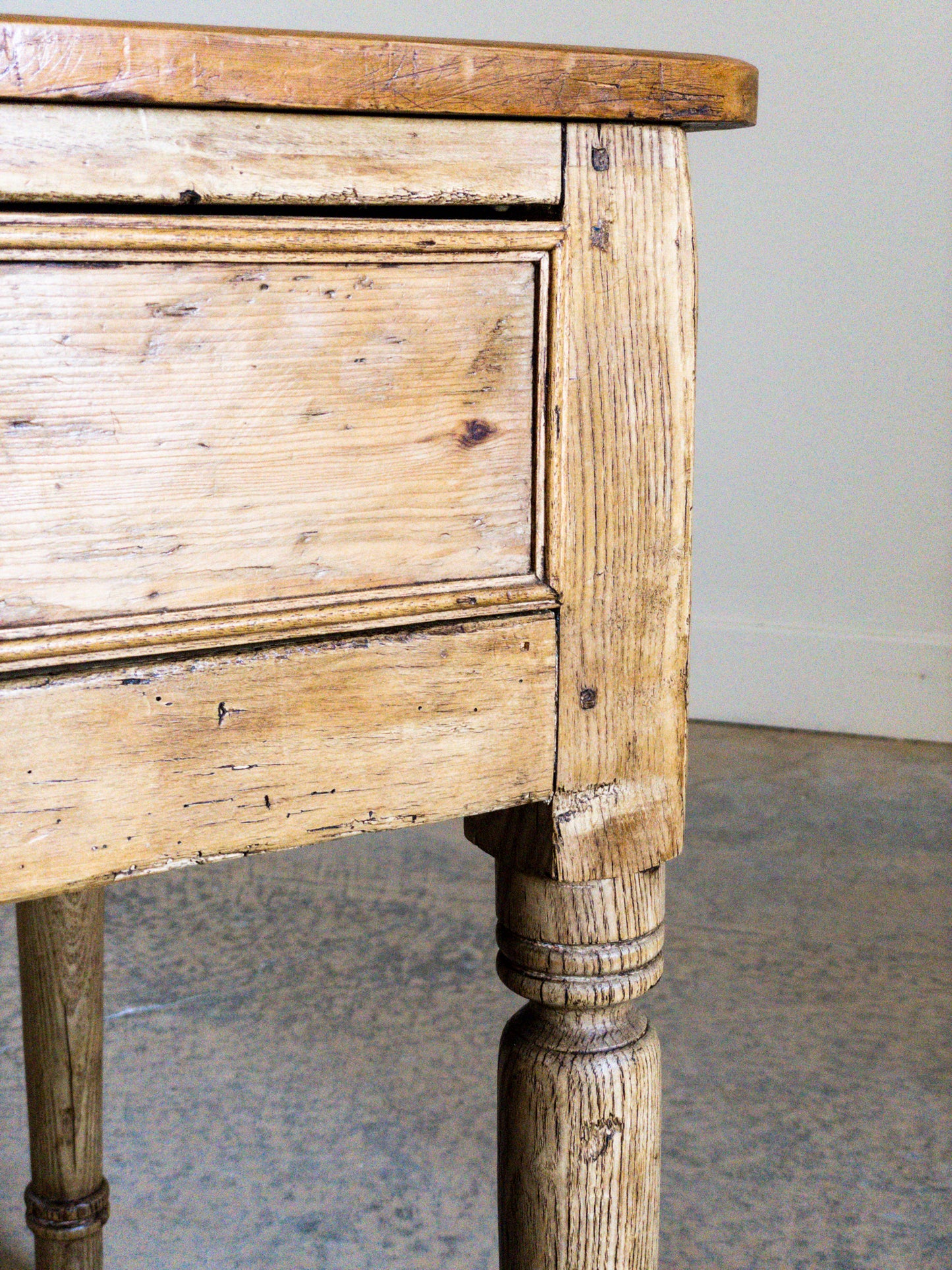 Antique 2 Drawer Side Table