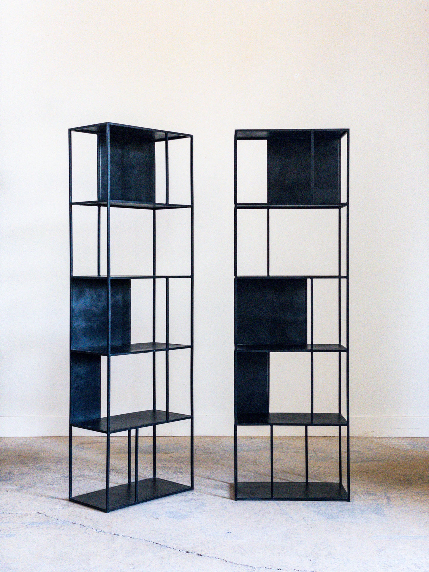 Modern Black Bookcase