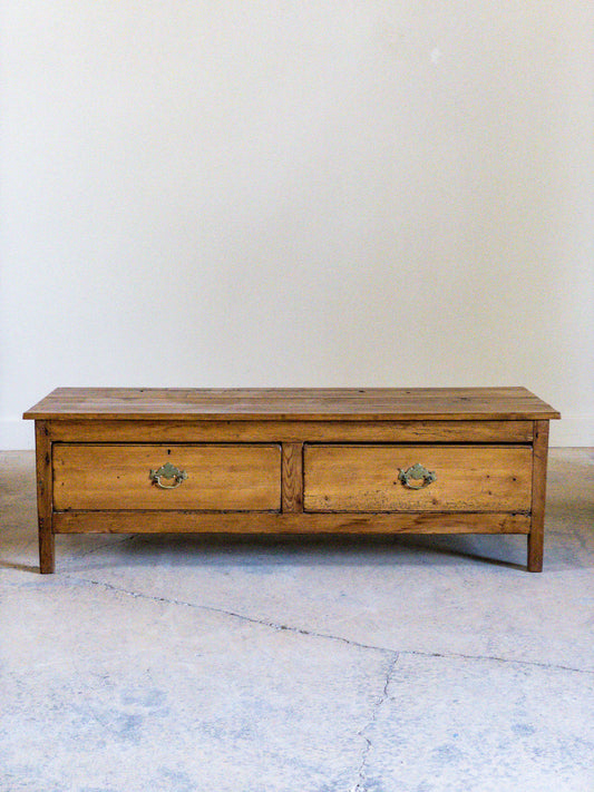 Antique 2 Drawer Coffee Table