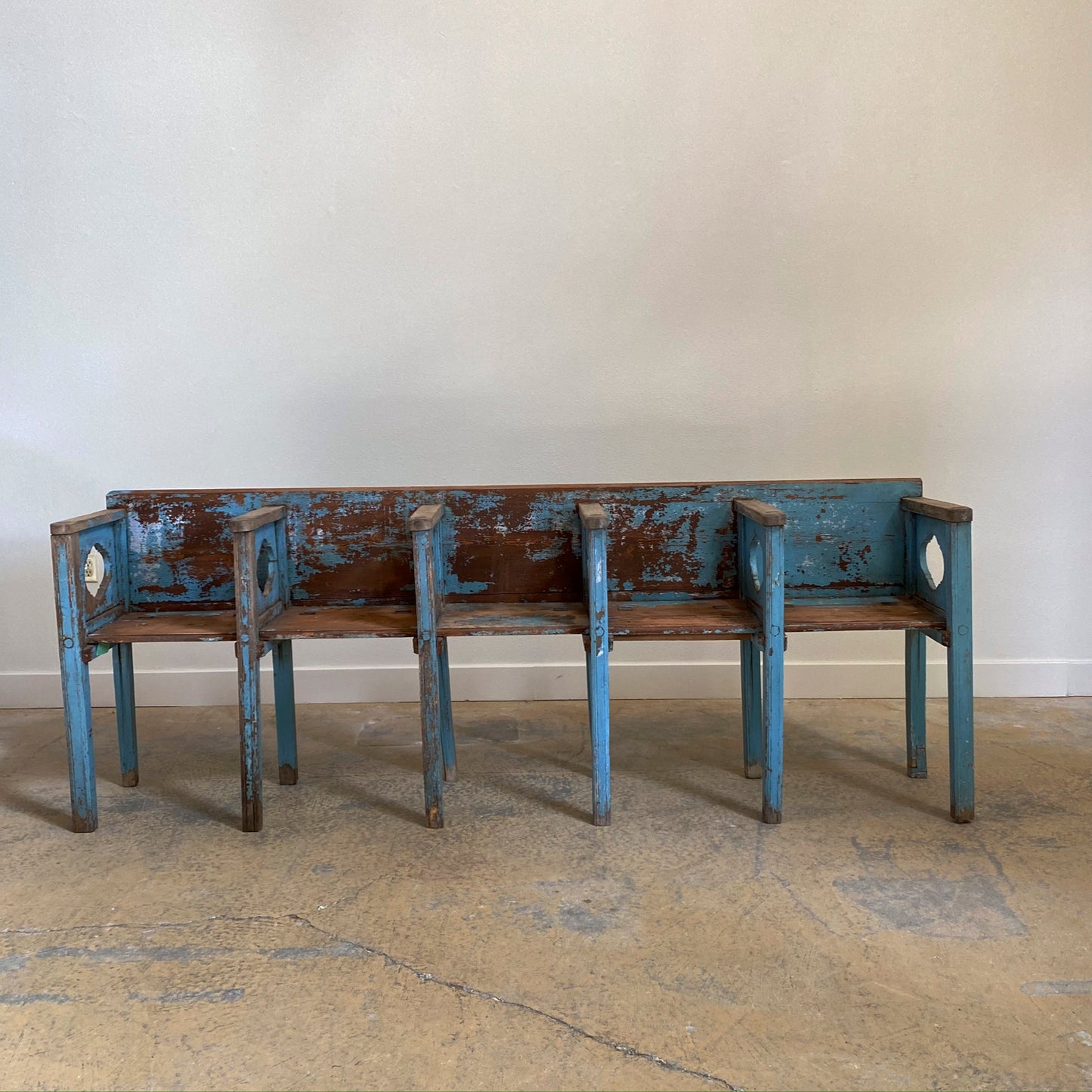 Antique Painted Bench