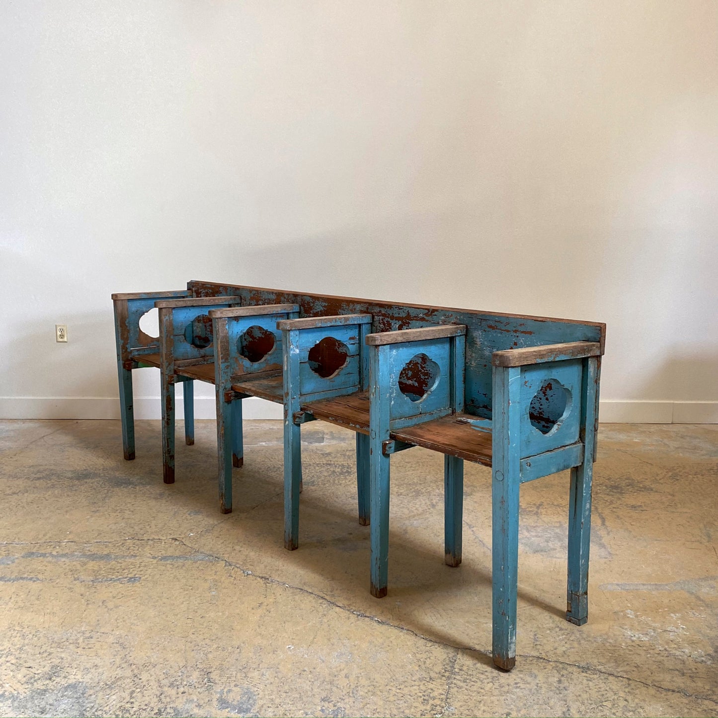 Antique Painted Bench