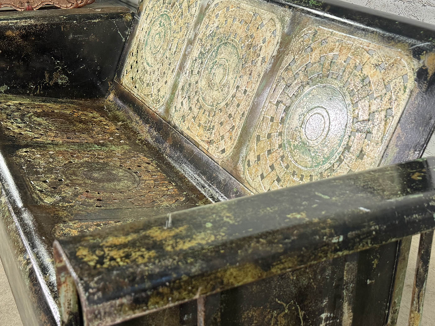 Vintage Glider Bench